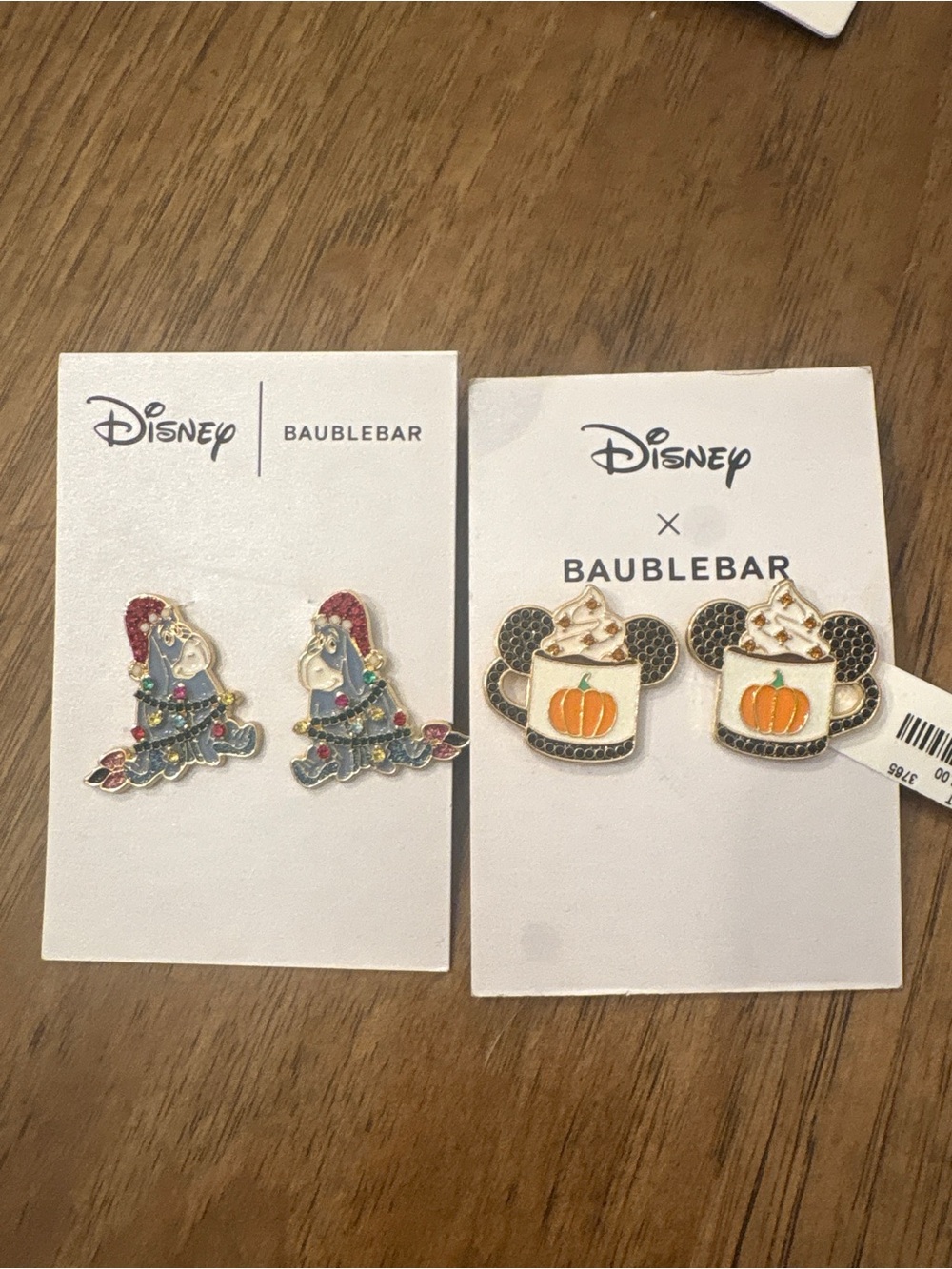 Disney Eeyore Christmas & Halloween PSL Mug Holiday Earring Set of 2